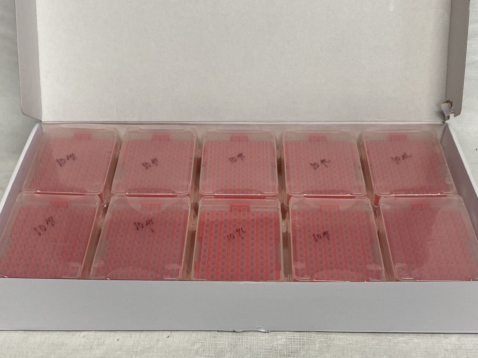 (4800/Cs) OXFORD 10uL Universal Filtered Pipet Tips Extended Length 50×96/Rk