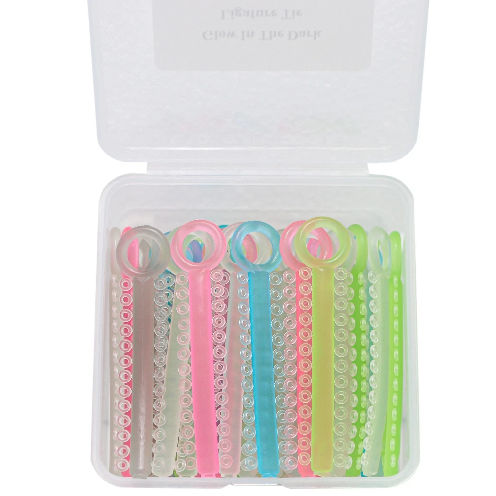 Dental Orthodontic Night-Light Luminous Elastics Ligature Ties Bands Power Chain