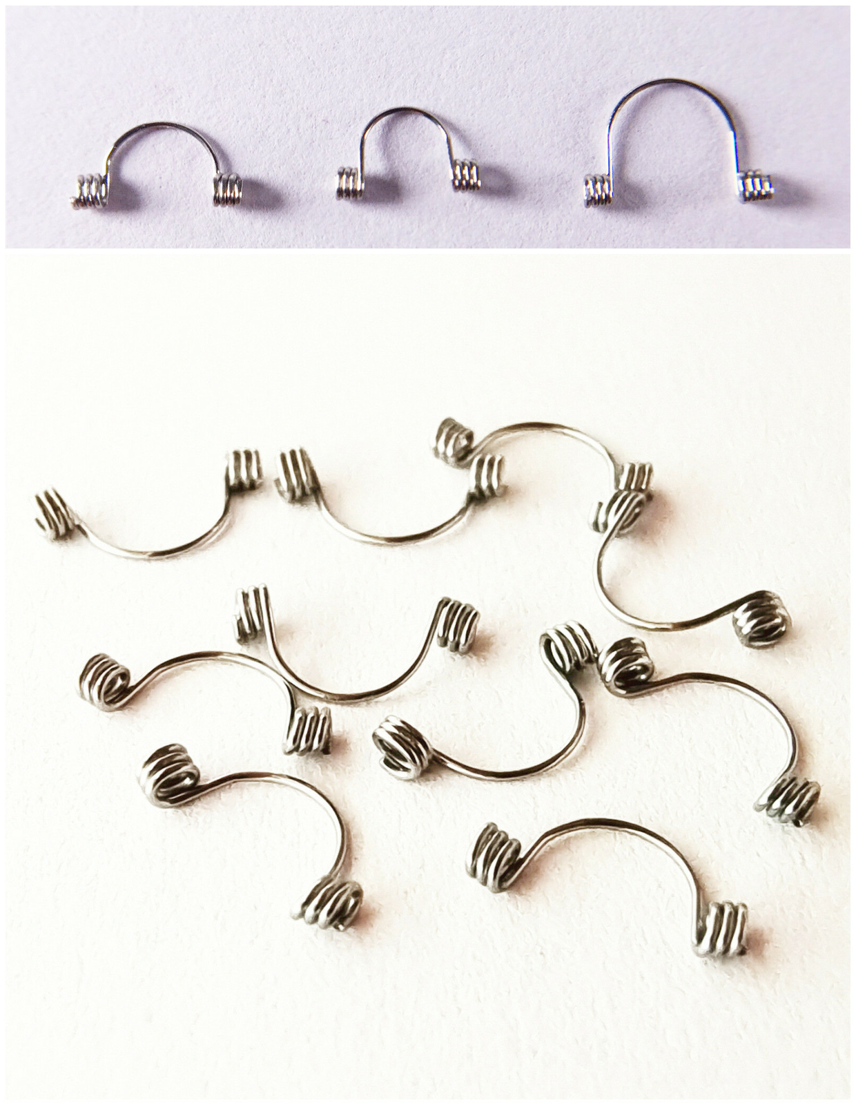 500Pcs Dental Anterior Spring Teeth Torque Rectangular Springs Door Shape LMS