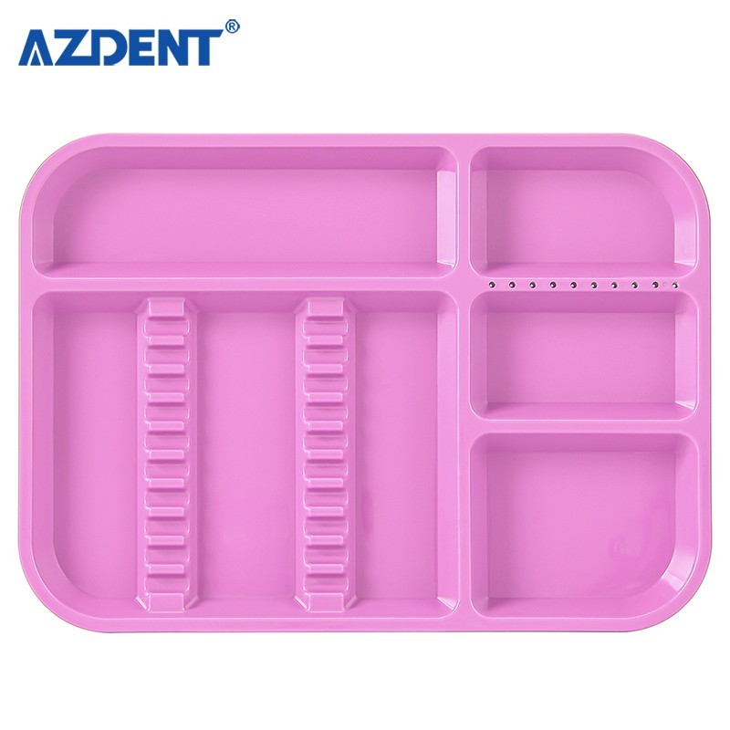 Dental Instrument Divided Tray Autoclavable Plastic Divided Trays for Medical
