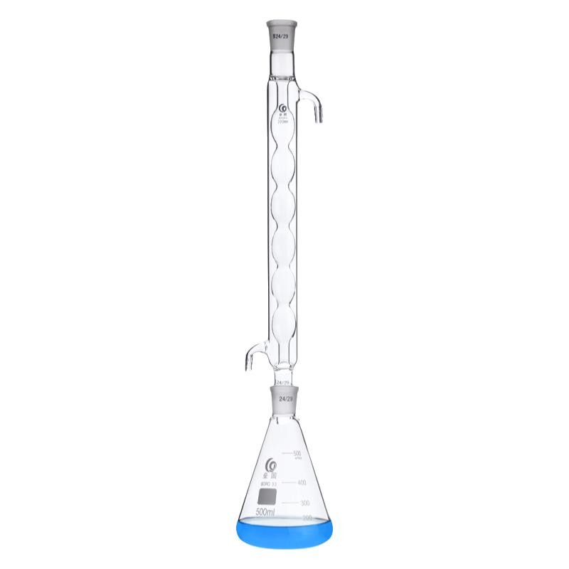 Chemistry Lab Supply: Backflow Glassware Set, 250ml-1000ml, Chromate Detector