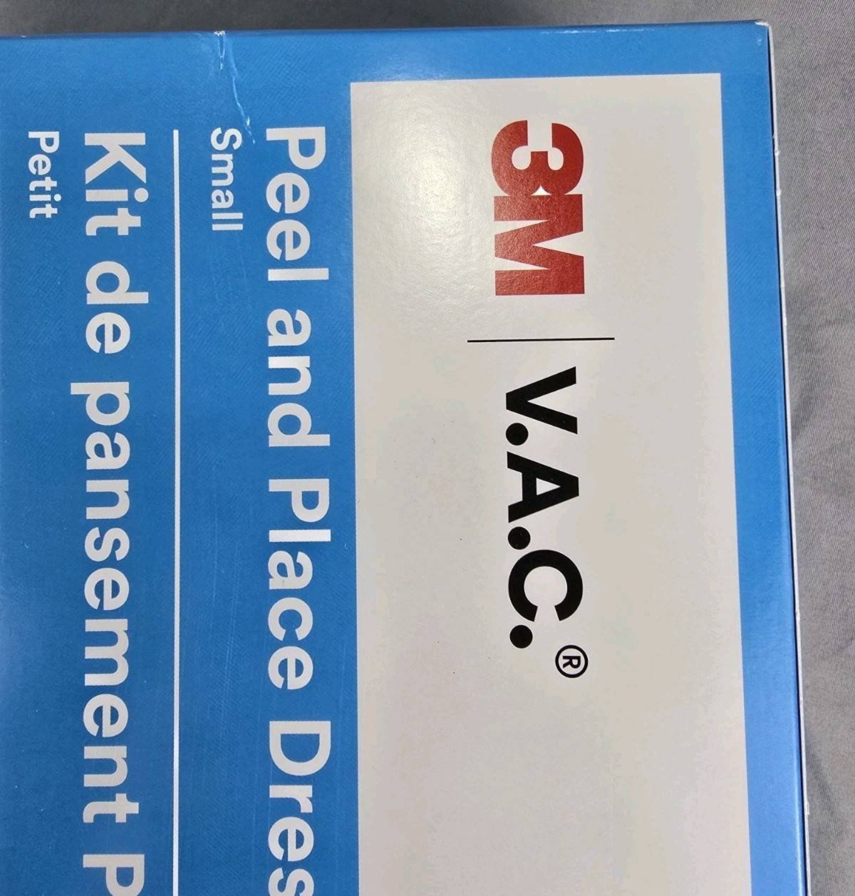 3M V.A.C. Peel and Place Small Dressing Kit for Wound Care Use 3 Pack