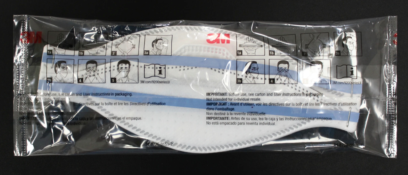 3M Aura 9205+ N95 Mask NIOSH Approved Particulate Respirator CASE OF 440