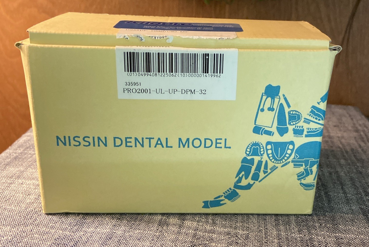 Nissin Dental Typodont Model PRO2001-UL-UP-DPM-32 for Dentistry Laboratory