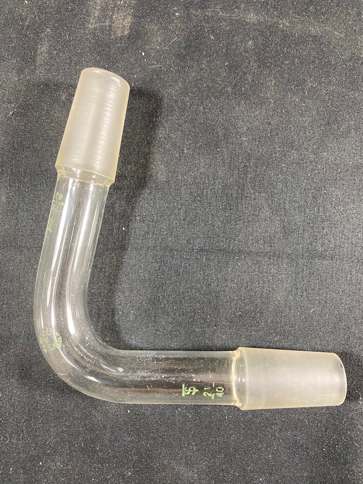 PYREX Glass 24/40 Inner Joint 75° Angled Tube Distillation Adapter 8920-24