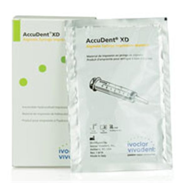 Vivadent 673470 Accudent XD Alginate Syringe Impression Material 9 Gm 12/Pk