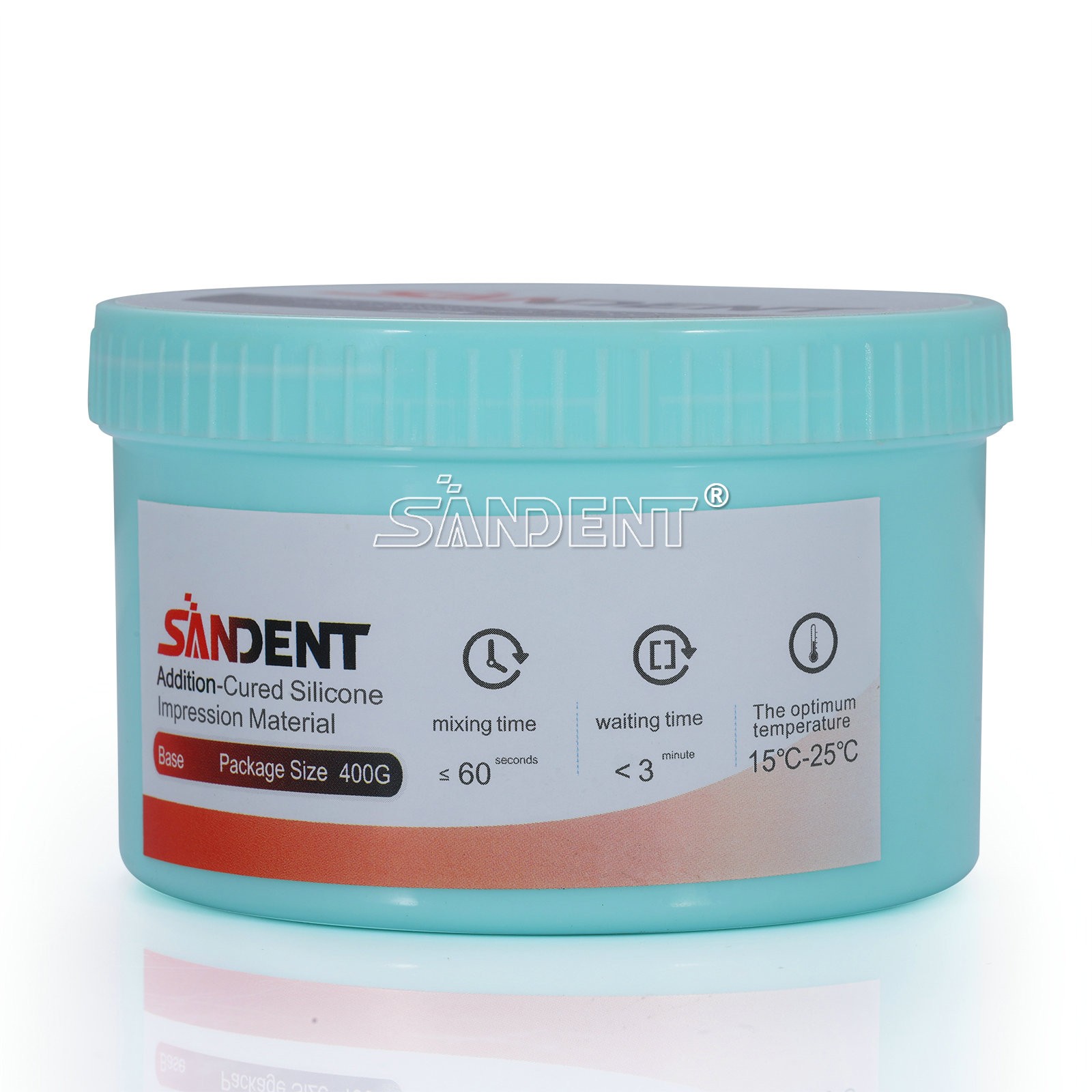 Dental Soft Putty Impression Material (400 g Base + Catalyst) Regular Set