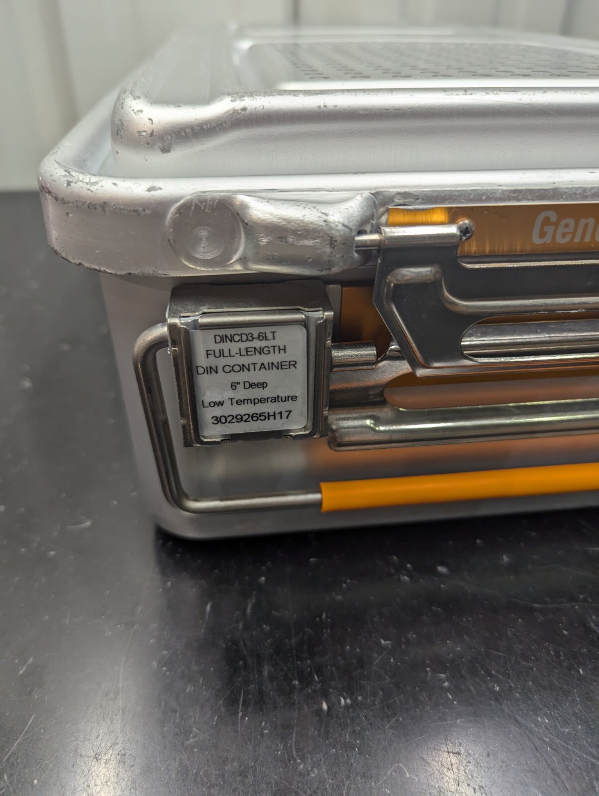 V. Mueller Genesis Sterilizer Case Autoclave Tray DINCD3-6LT 6″ Deep 22″x11″