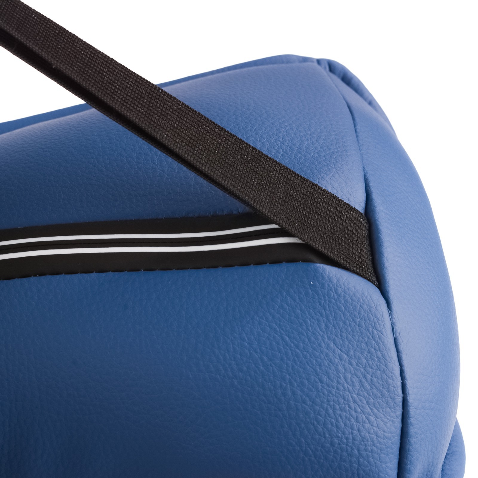 Dental Chair Neck Pillow Lumbar Cushion Memory Foam Microfiber Leather Dark Blue