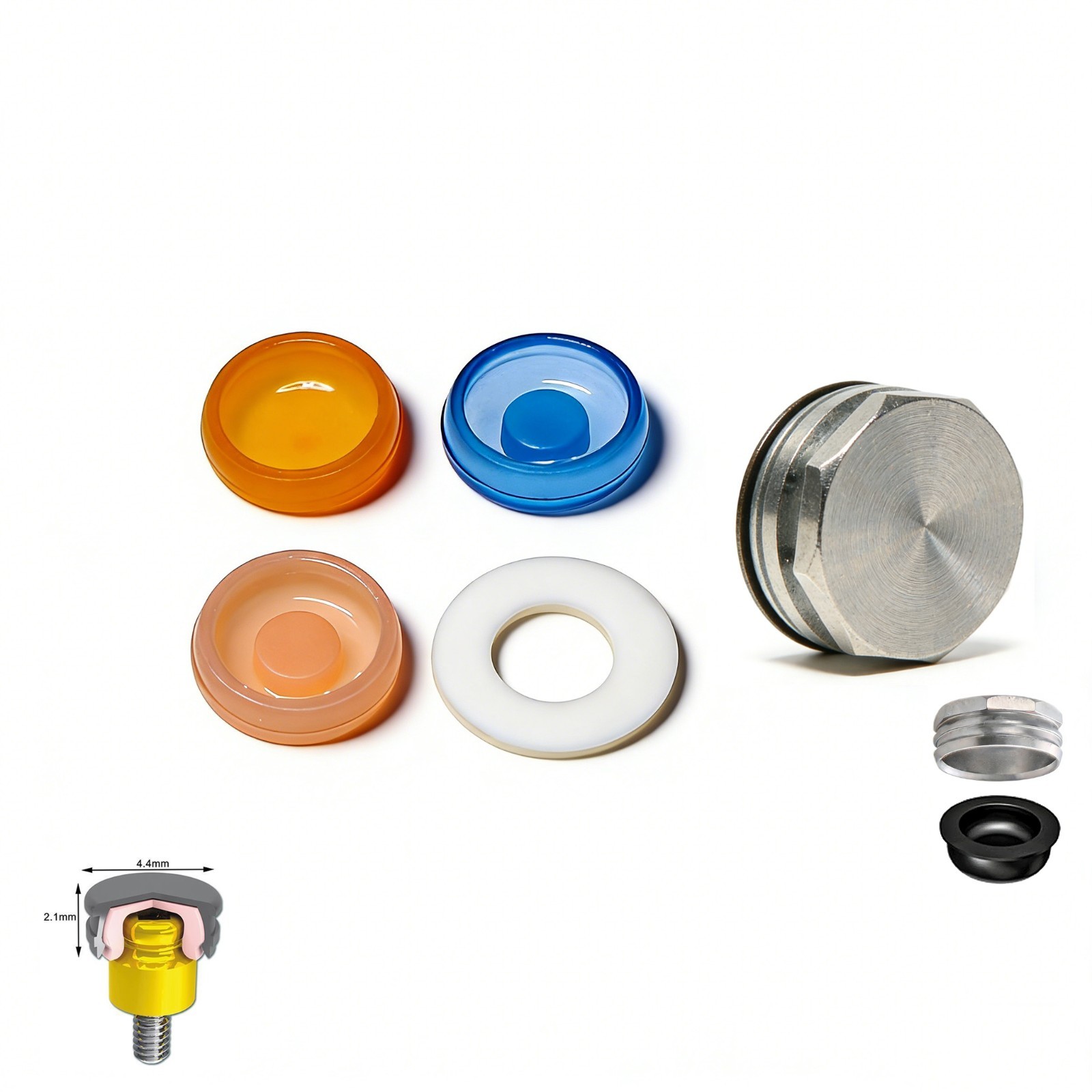 US Dental OEM ZEST LOCATOR male processing Kit fits Classic Legacy Overdenture