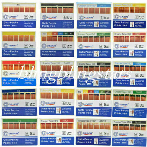 Dental Root Canal Eododontic Absorbent Paper Point Gutta Percha Obturating Point