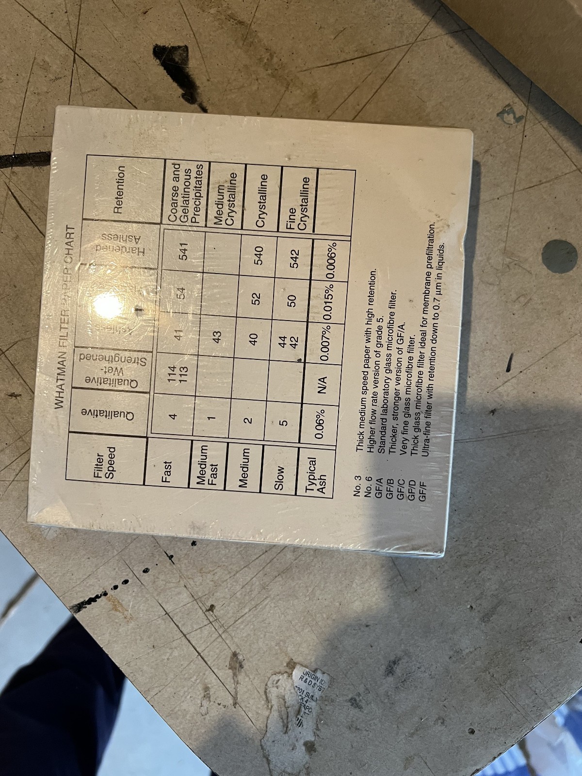 filter paper, #1, 150 mm