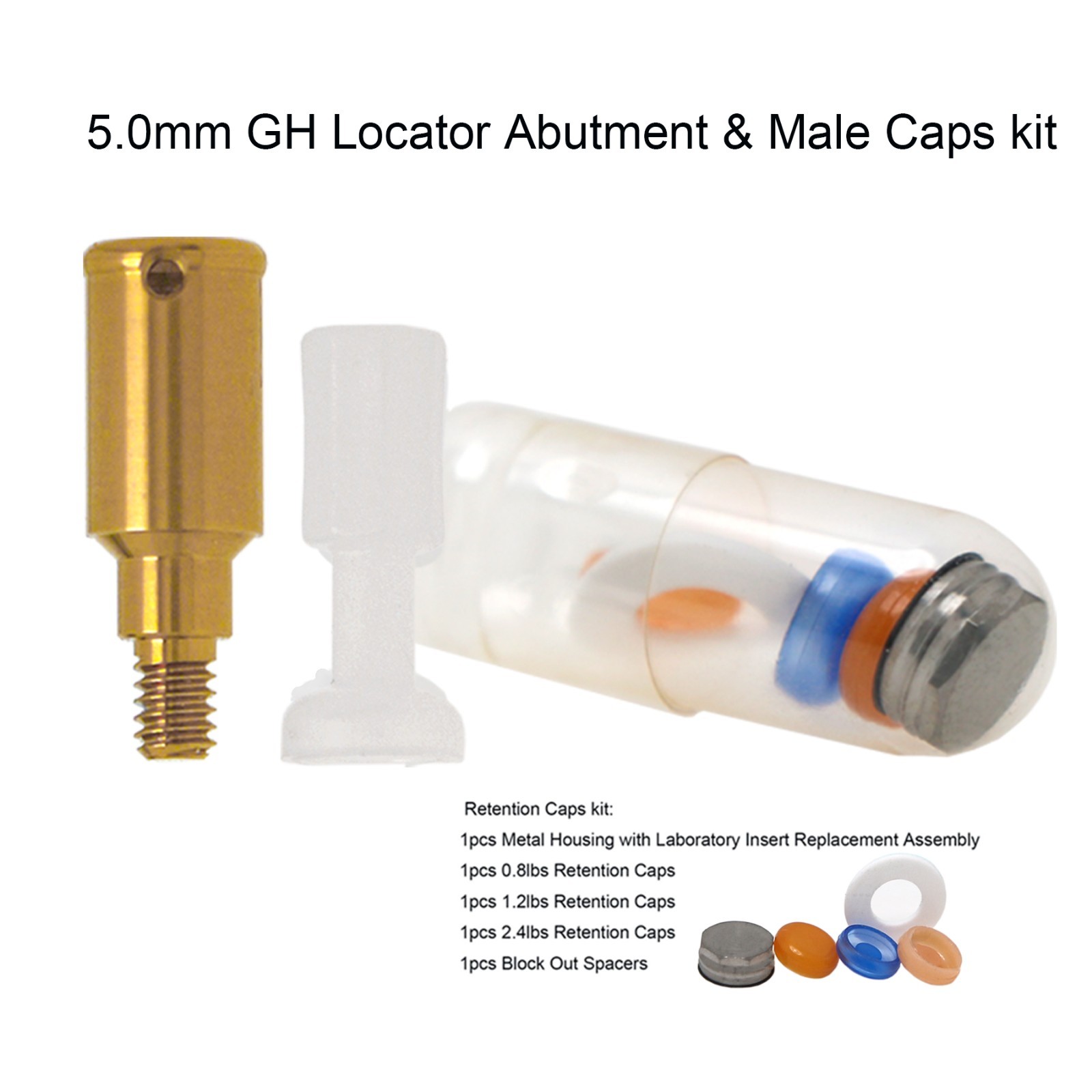 US Locator Abutment Narrow/Regular fits Biohorizons Tapered Conical Internal Hex
