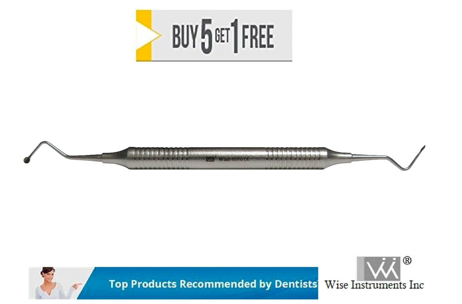 Wise Dental Cord Packer GCP170 Serrated. Cord Retraction