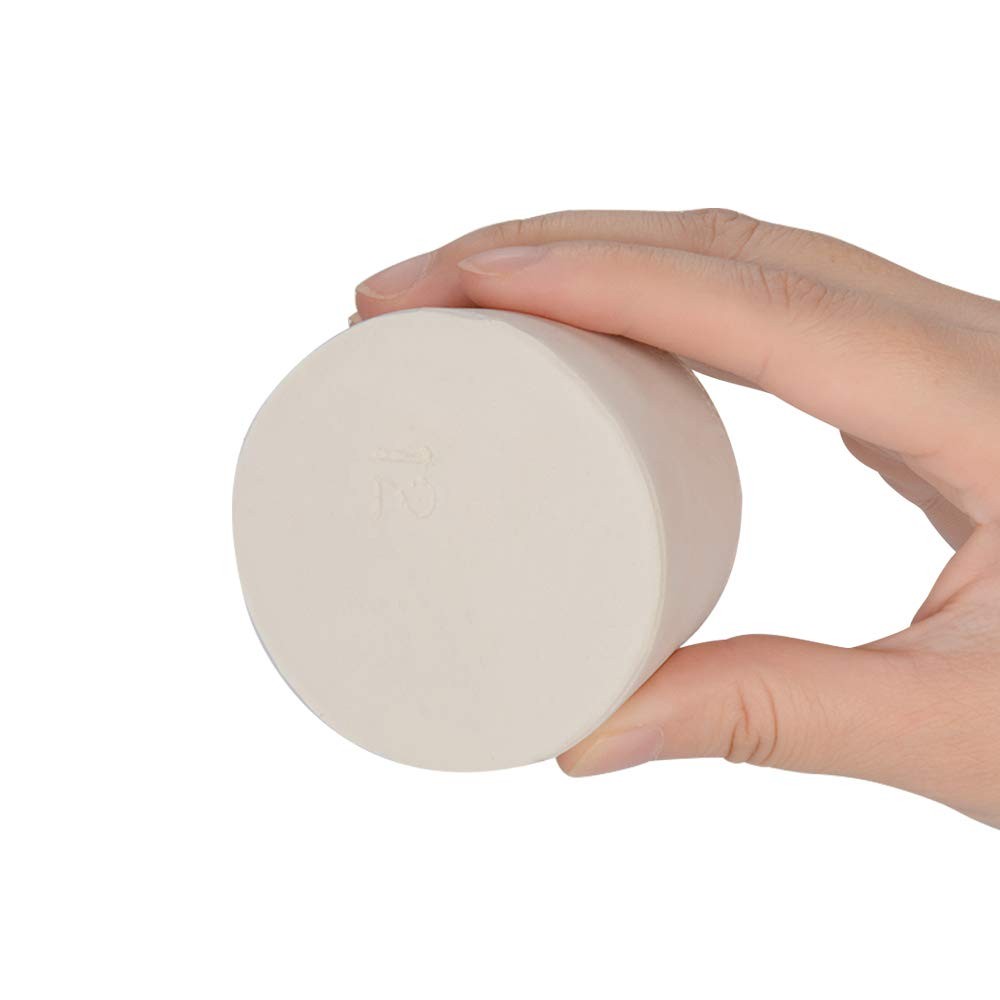 5 PCS Solid Rubber Stoppers 12 White Tapered Lab Seal 2.01×2.48×1.56 Inch