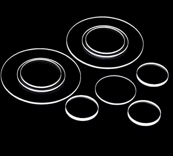 Ultra Thin JGS1 Quartz Glass Round Plate High Purity Optical Glass Slice