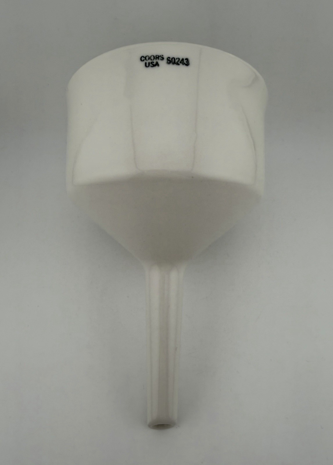 Coors Porcelain Ceramic Buchner Lab Funnel 4.25” x 6.5” 60243 Excellent