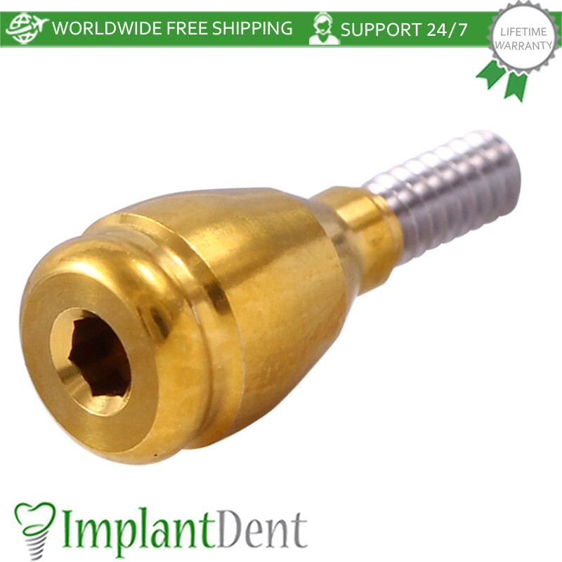 2x Slim Platform Loc In Attach ment Standard Silicone Set Dental Fixture Hex Lab