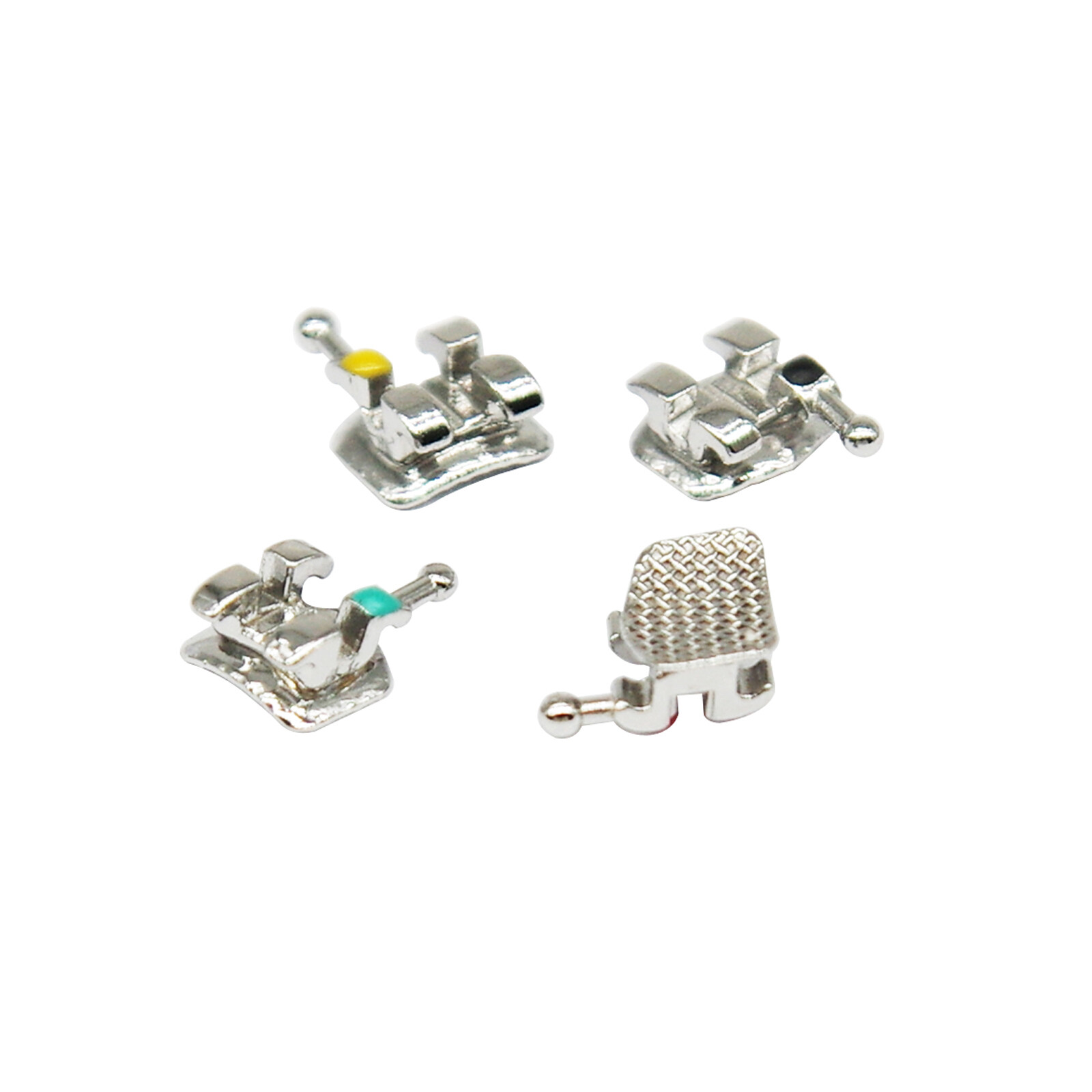 200Pc Dental Orthodontic Brackets Braces Mini Roth.022/Light Cure Adhesive Kit