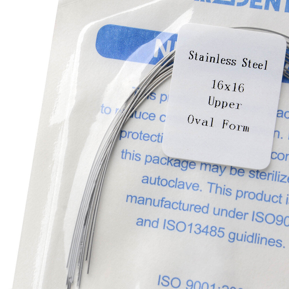 AZDENT Dental Orthodontic Arch Wires Ovoid/Nature tainles Steel Rectangular