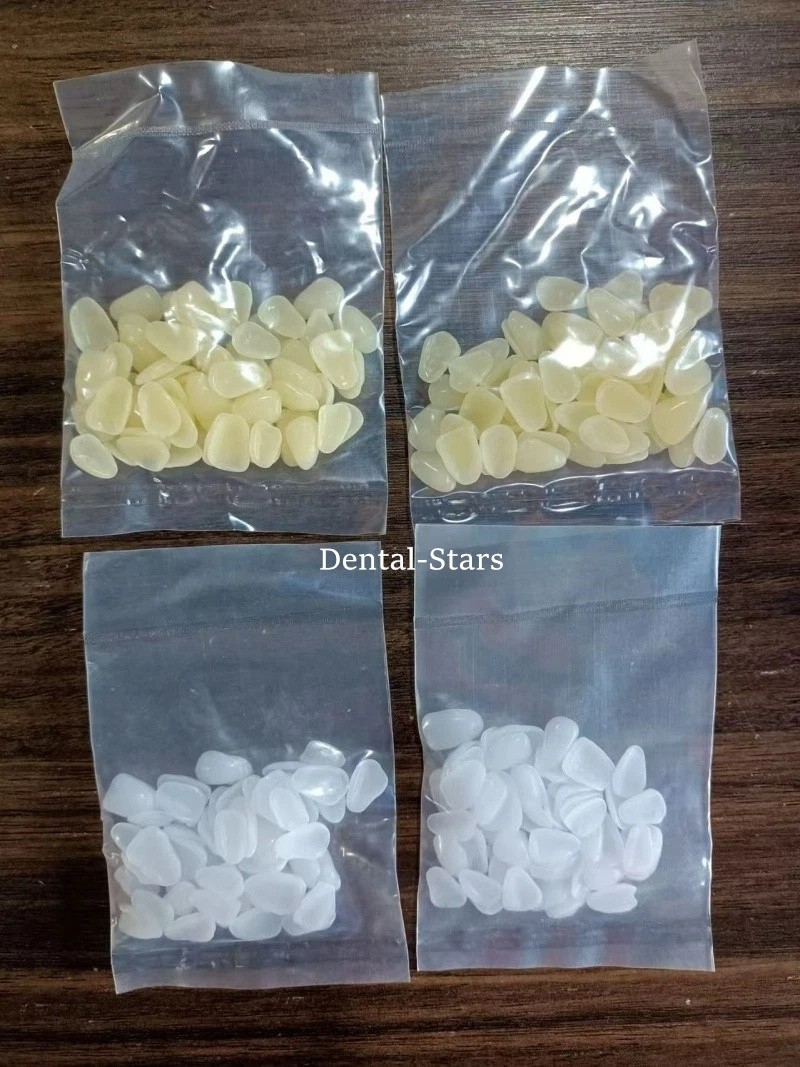 50 Pcs Dental Ultra Thin Whitening Porcelain Teeth Veneers Resin Teeth Anterior