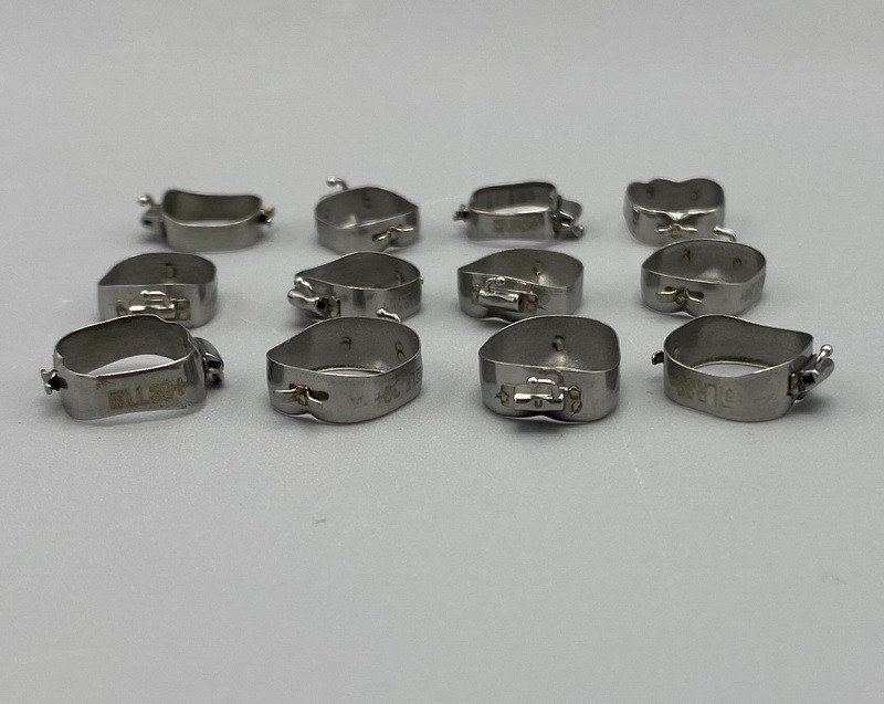 Dental Orthodontic 1st Plain Molar Bands Buccal Tubes Cleats Roth 022 #29-44+
