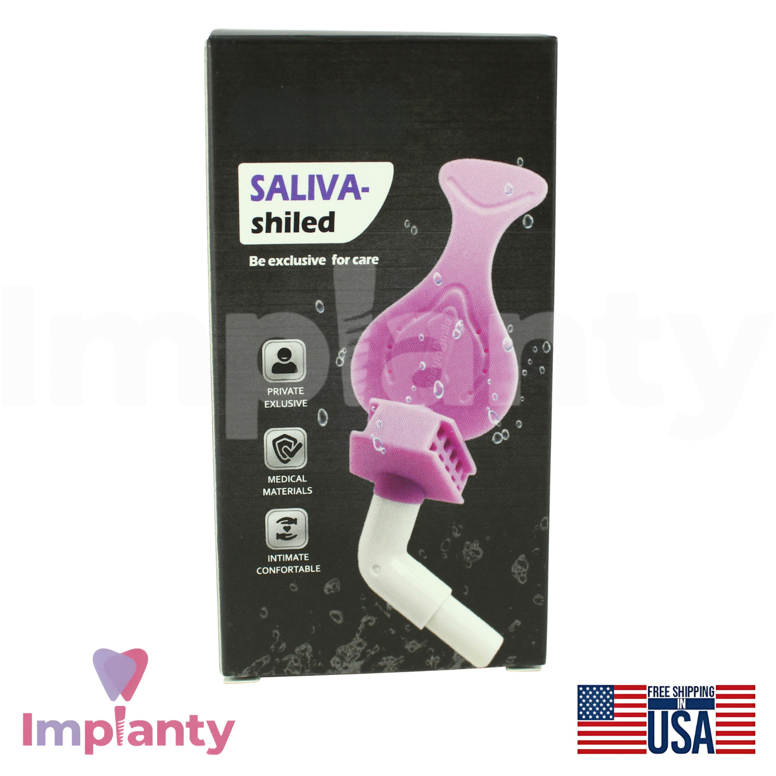 Dental Saliva Shield High-Quality Silicone Material Bite Block Design 14.5cm