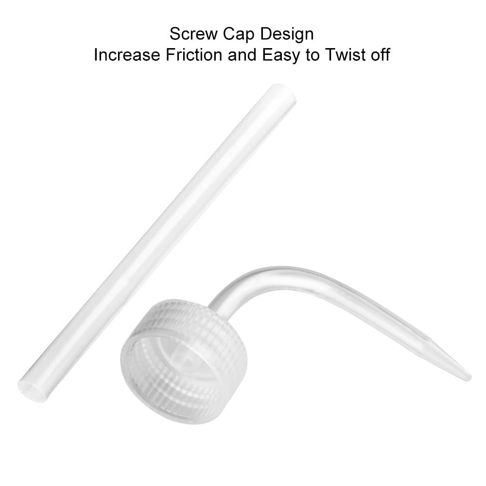 2-Pack 500ml Plastic Lab Wash Bottles – Safety Squeeze Narrow Mouth LDPE
