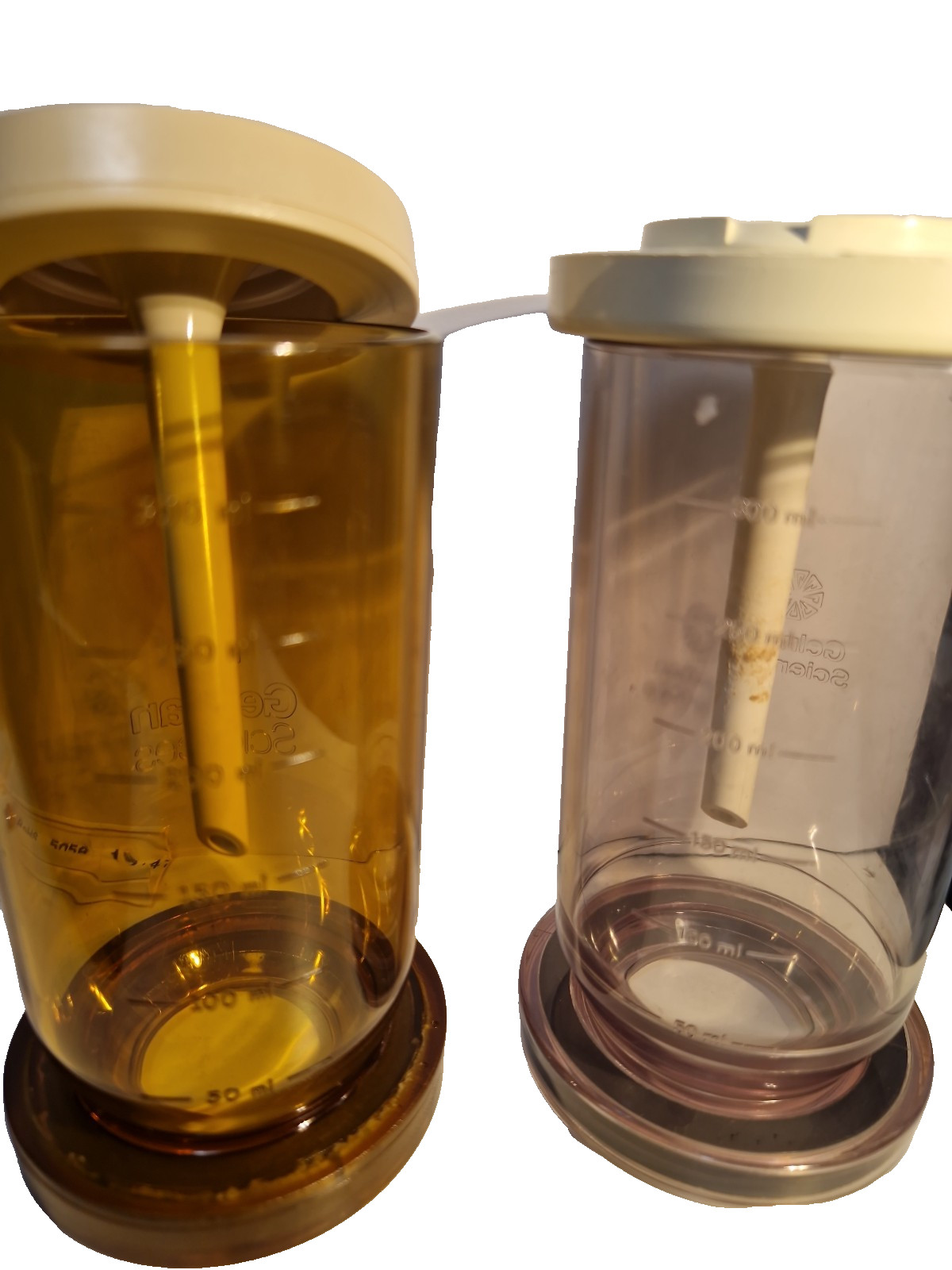 2x Gelman Sciences Magnetic Filter Funnel 47mm 300mL Vacuum Filtration