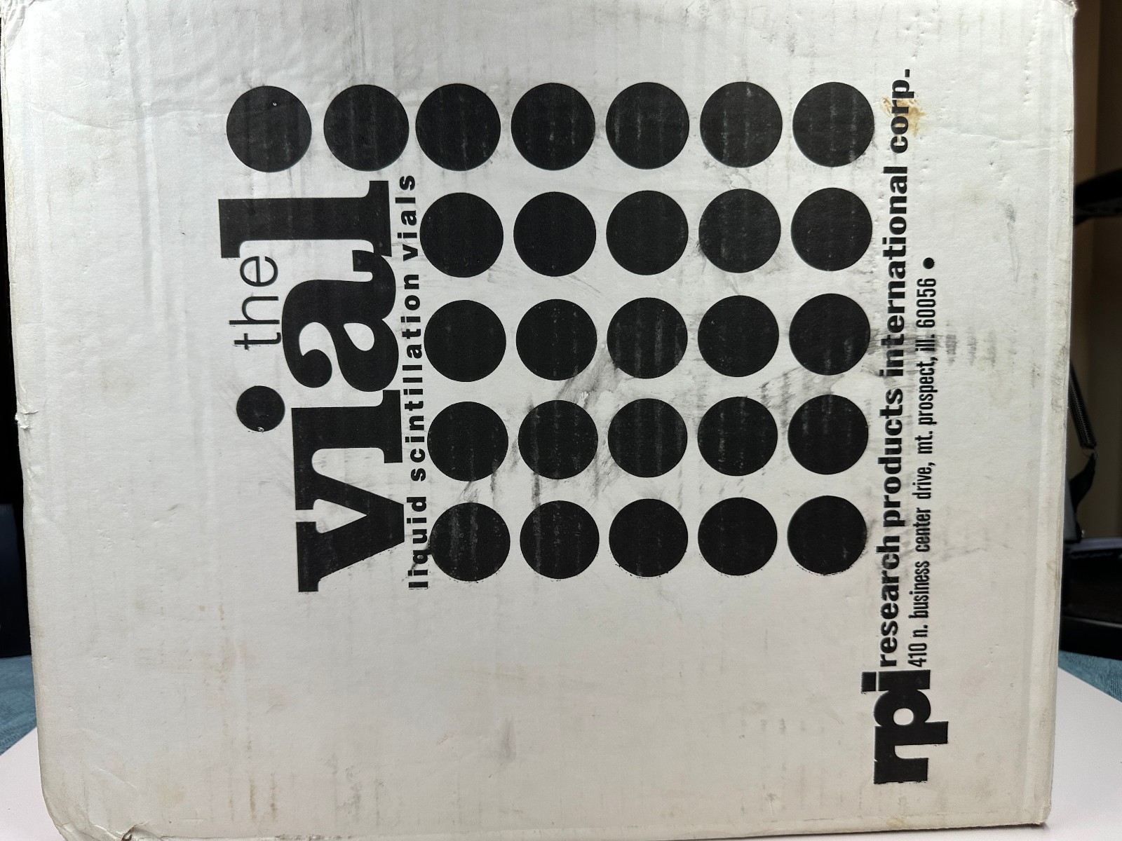 (200) RPI 20ml Scintillation Vials High Density Polyethylene Sample Lab 100 Caps
