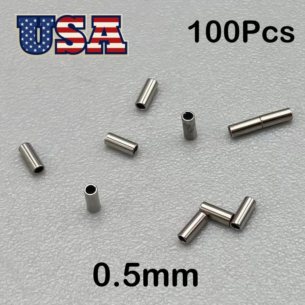Dental Orthodontic Crimpable Hook Stop Mini Stops Tube Bracket Stopper 0.5/0.8mm