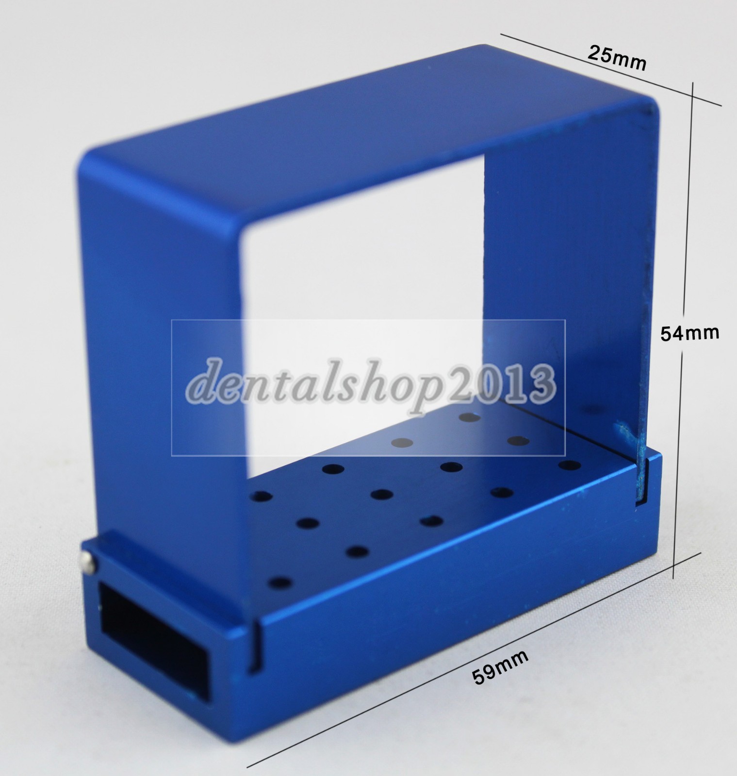 New Dental 15 holes Long Shank RA Bur Disinfection Box Holder Stand Autoclave