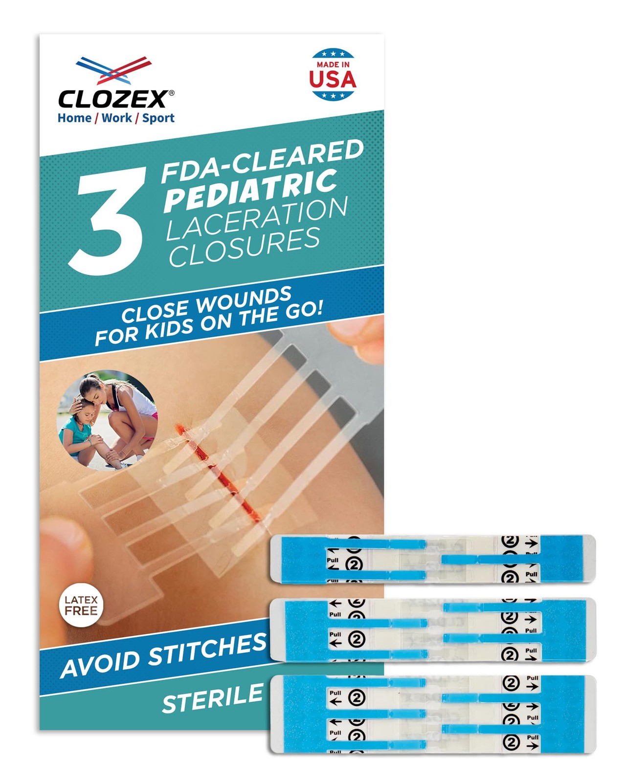 Clozex Pediatric – Without Stitches Fsa Hsa Eligible Skin