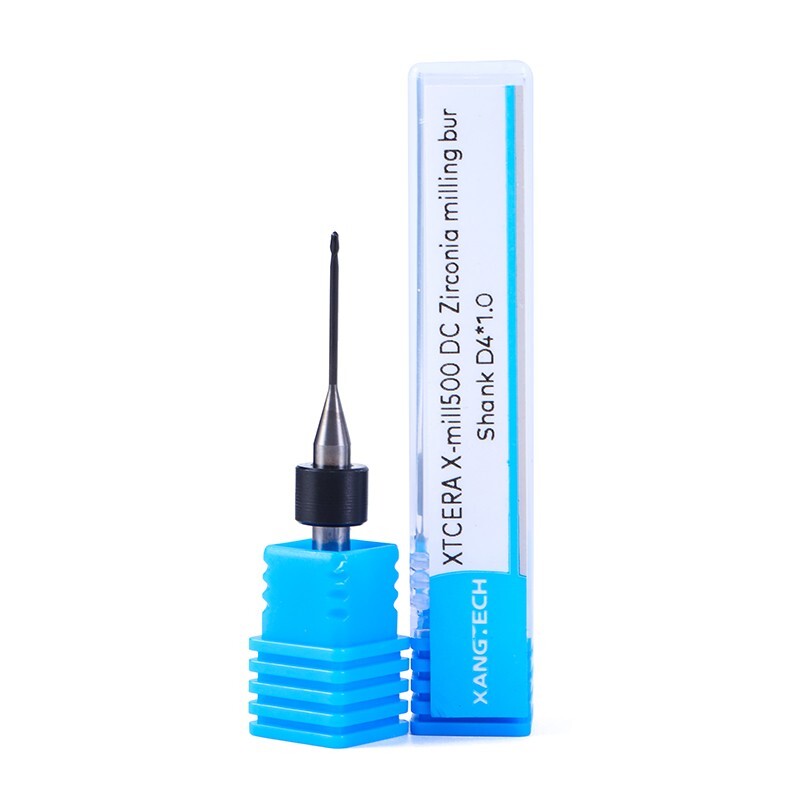 Xtcera X-mill 500 Zirconia DC Milling Burs Tools Head D 0.6/1.0/2.0mm Cutters