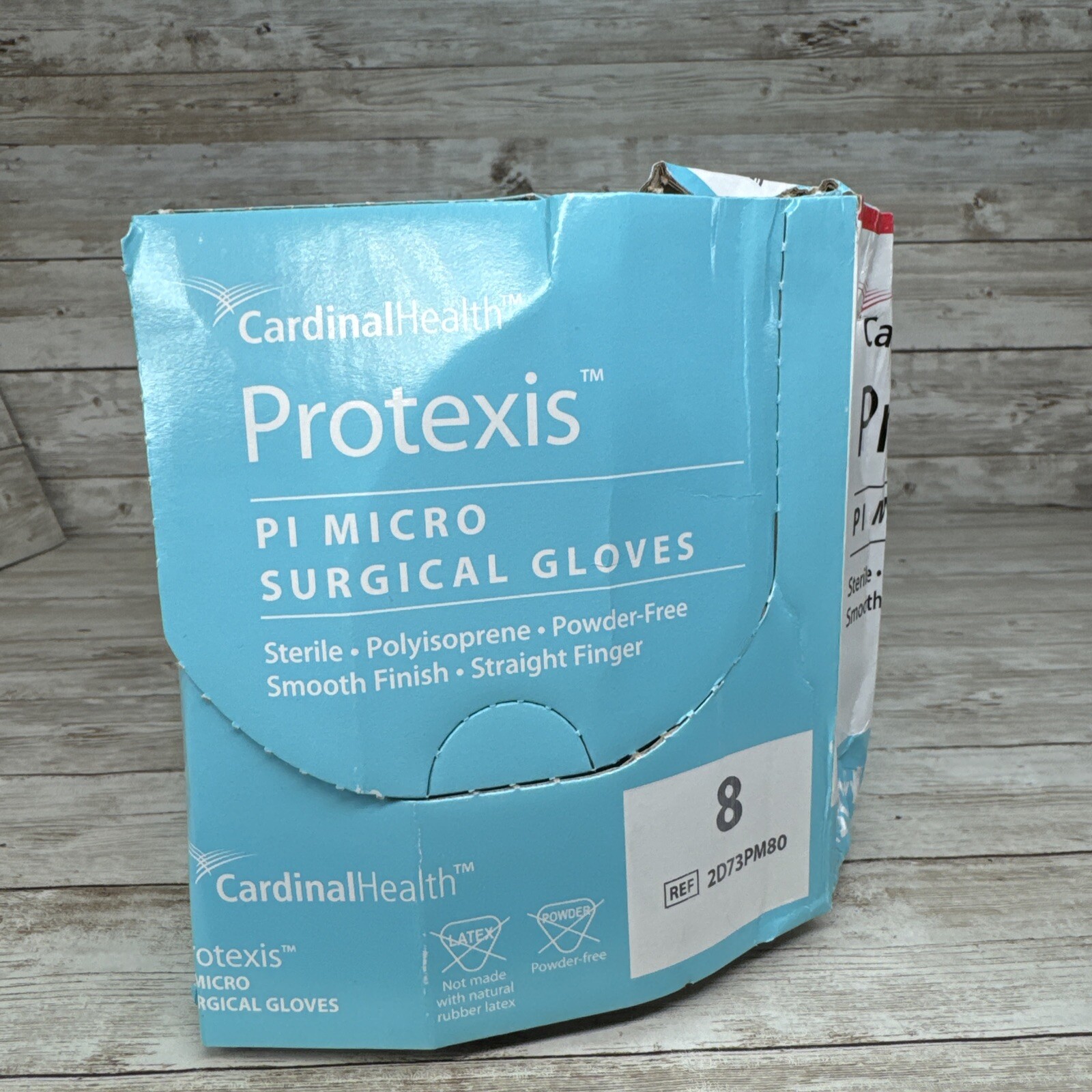 Protexis PI Micro Surgical Gloves Cardinal Health *DENTED BOX* Size: 8 Exp 10/25