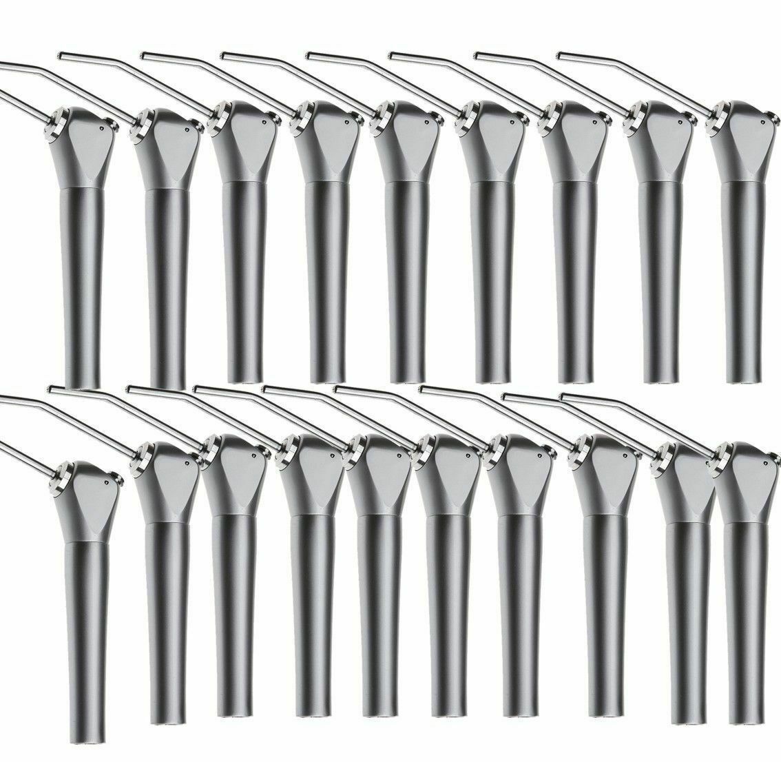 20 Packs Dental Air Water Spray Triple Syringe 3 Way Handpiece with Nozzles Tips