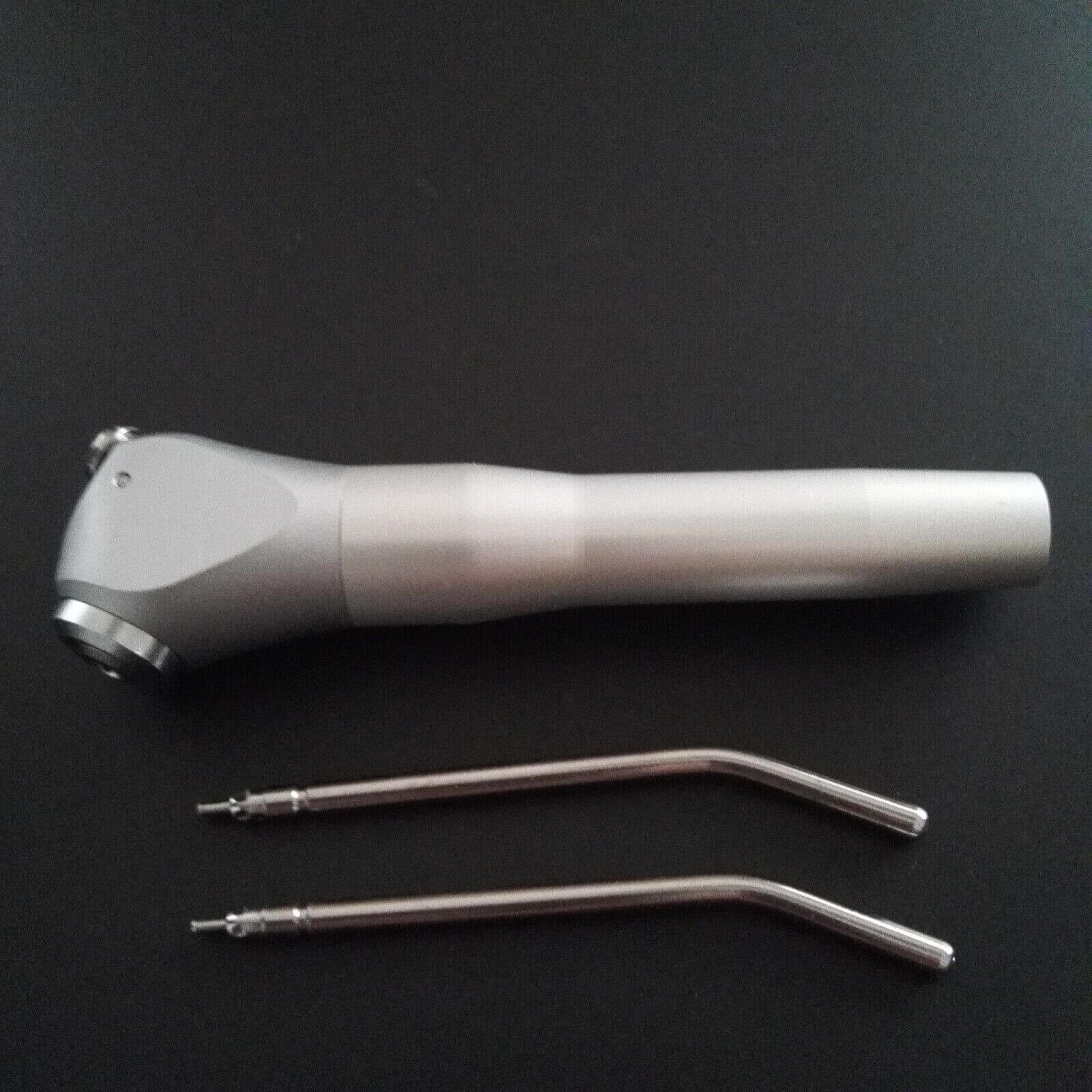 1 Set Dental Three-Way Syringe Gun Straight Air Water with 2 PCS Nozzles Tips