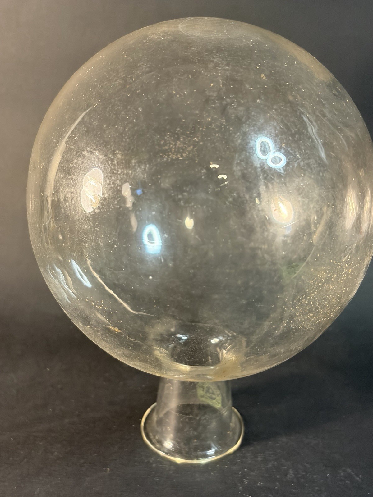 Pyrex Corning 6.5” Round Bottom Flask Silex 6