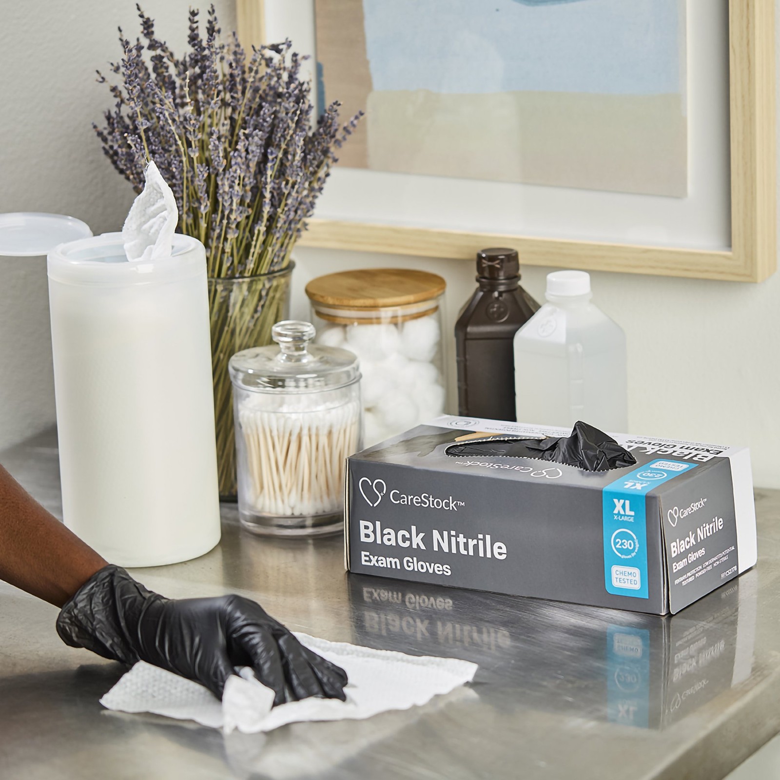 CareStock Nitrile Exam Glove Standard Cuff Length X-LARGE CS2778 230 per Box