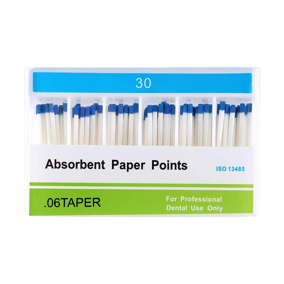 7 Size Dental Endodontic Endo Taper 0.02/0.04/0.06 Absorbent Paper Points #15-40