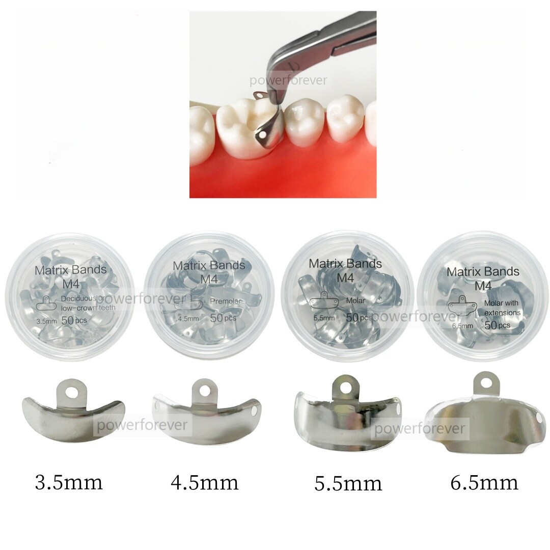 C2 Dental Sectional Contoured Matrix System Matrice Bands Clip Clamp Holder Ring
