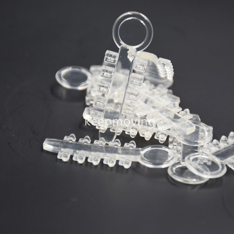 Dental Orthodontic Elastomeric Elastics Rotation Wedges Clear 200 Pcs/bag