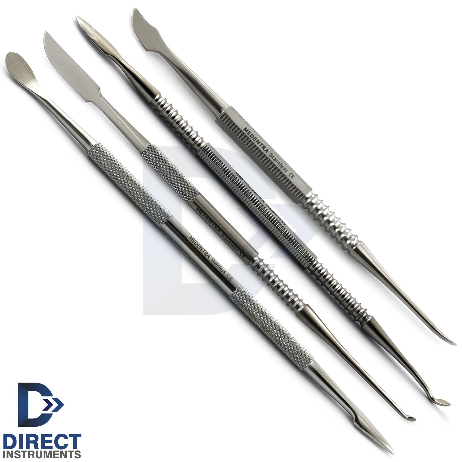 4Pcs Set Dental Wax Carver Vehe Lecron Zahle Graver Carving Knife Sculpting Lab