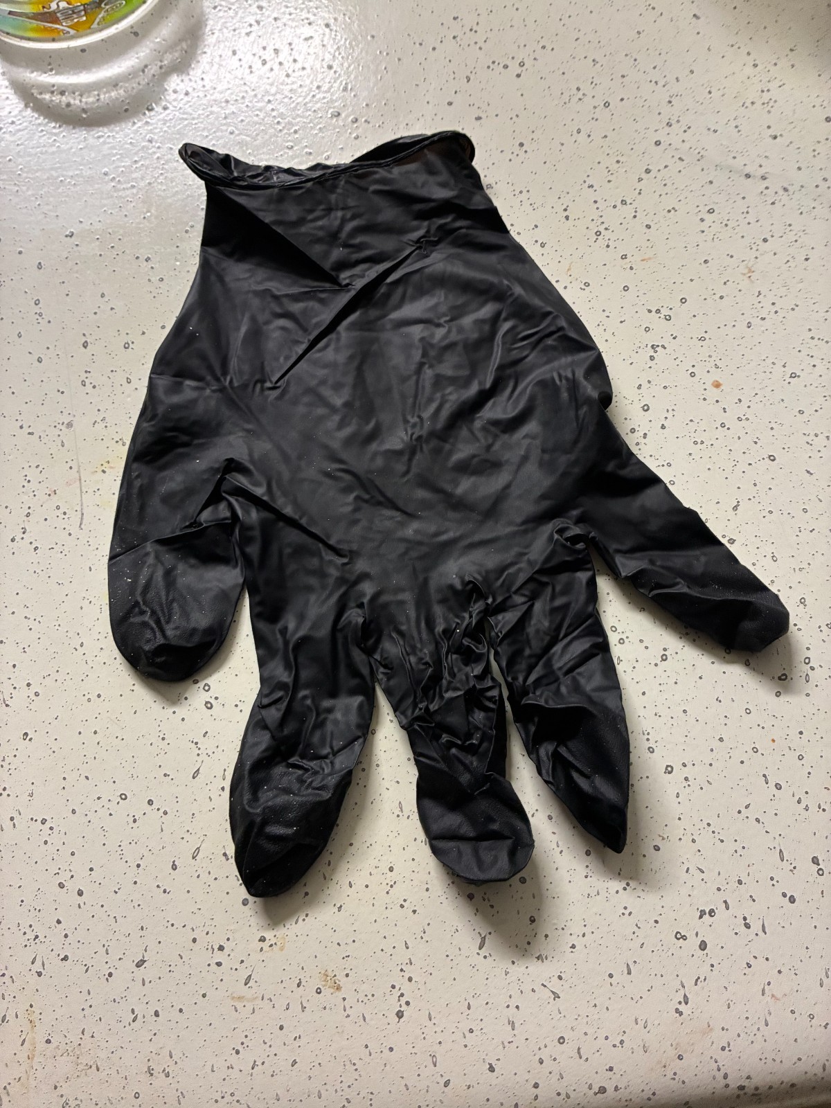 LARGE 6 mil Thick Black Nitrile Exam Gloves, For Tattoo, Automotive, etc.
