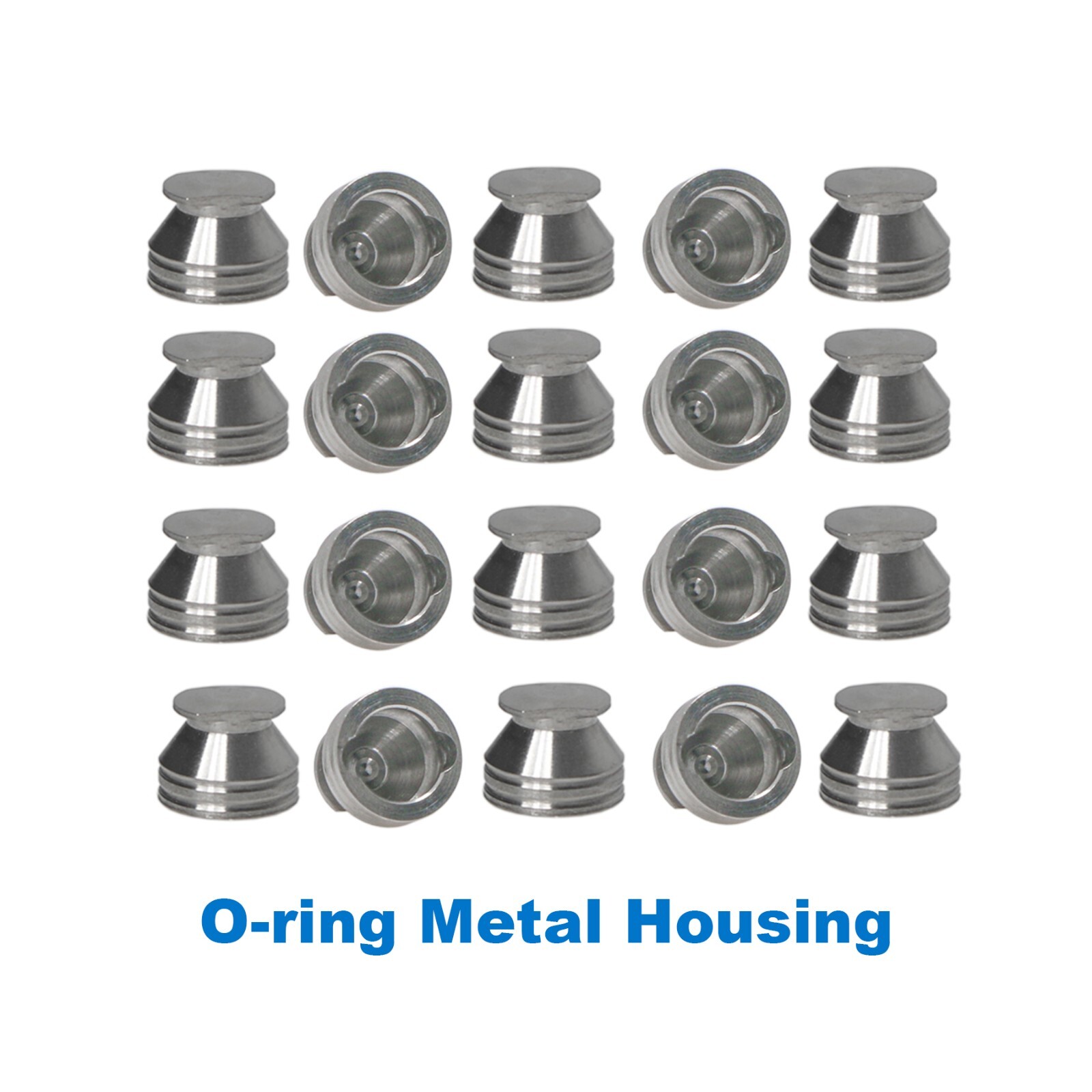 Dental O-Ring Kit & Metal Housing fits Hiossen Osstem Ball Attachment Abutment