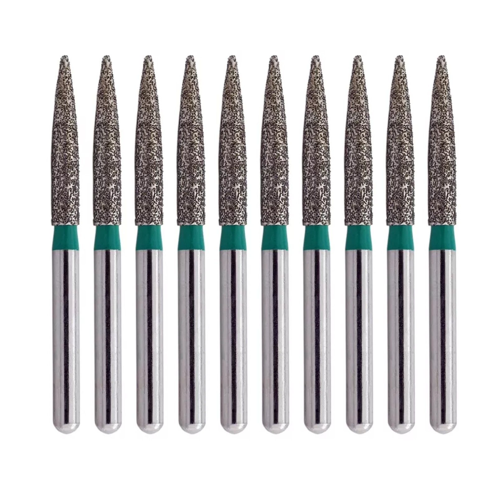 Dental Diamond Burs FG Flame Shape Extra Fine Coarse High Speed Friction Grip