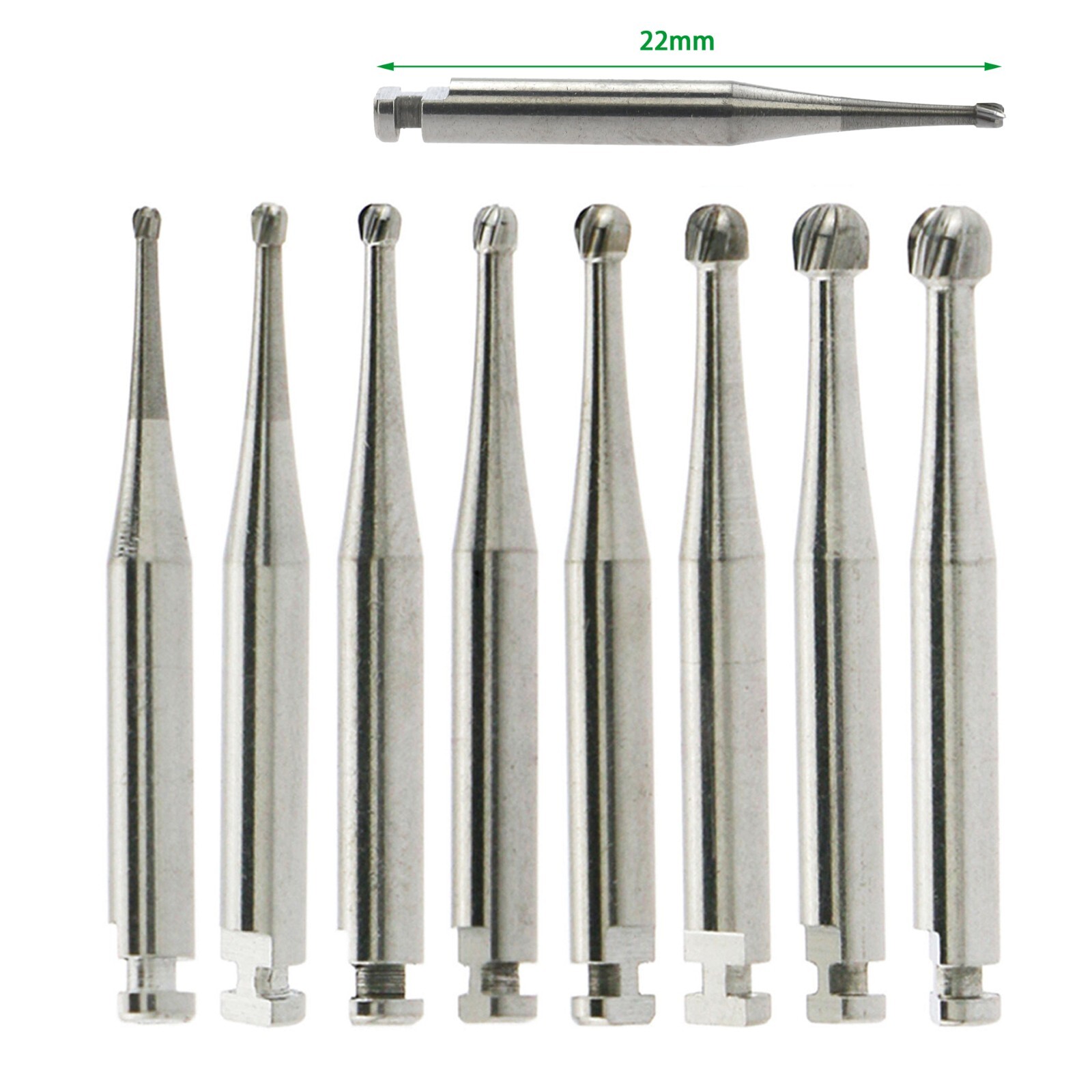 WAVE Dental Latch Burs Round RA 1 2 3 4 5 6 7 8 Slow Speed Tungsten Carbide LA