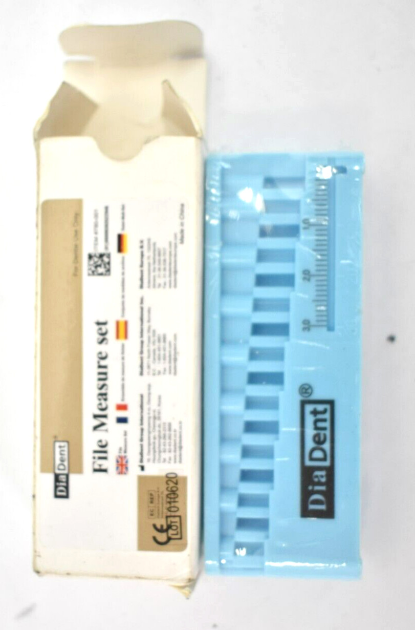 DiaDent File Measure Set 780-001 12mm To 22mm Gauge For Dental 32 Grade Set