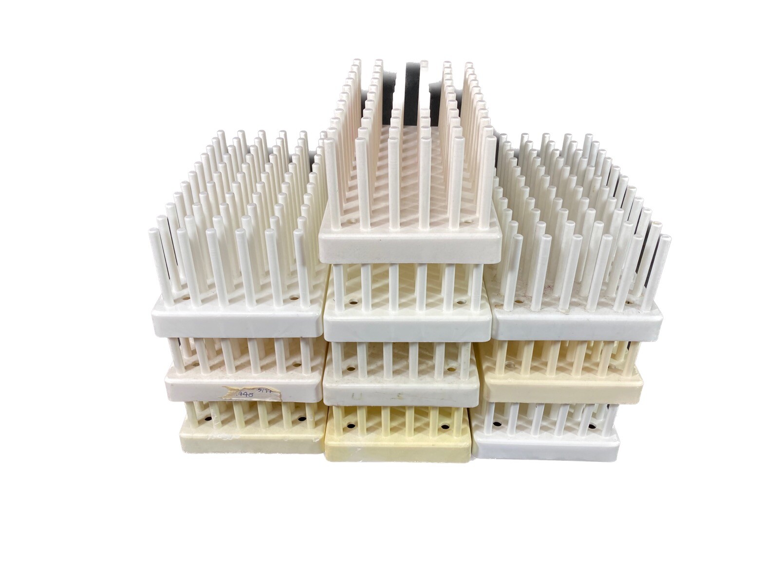 ENDICOTT-SEYMOUR PP 66-Place Test Tube Rack Holder Dryer #217 (Lot of 10)