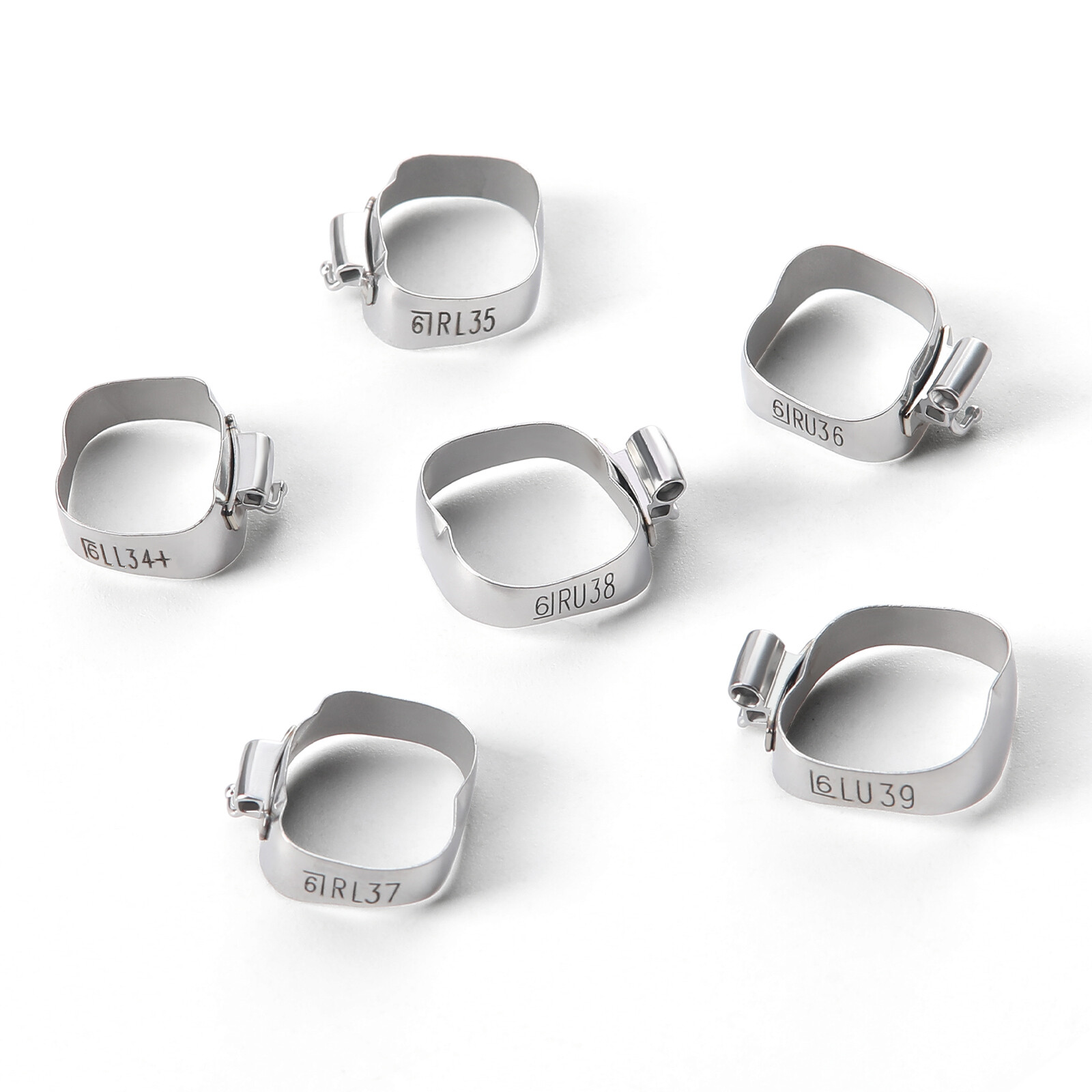 JMU Dental 1st Molar Preweld Bands M Series Roth/MBT 0.022 Non-Convertible
